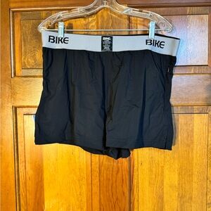 BIKE Black Athletic Shorts